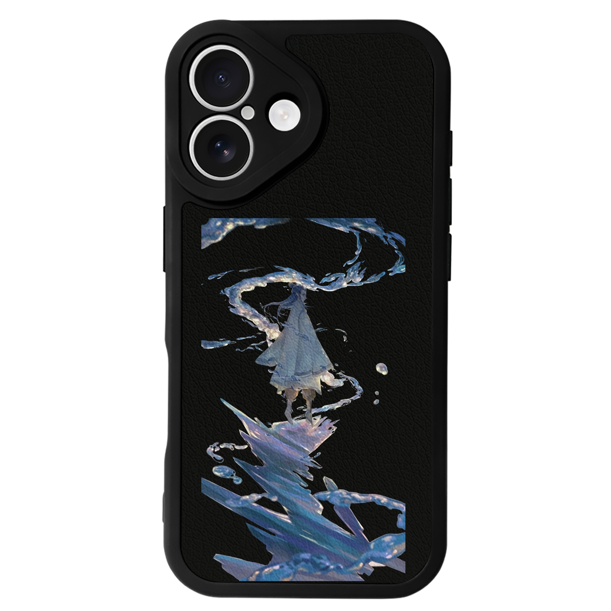 （画像用） Ne Zha 2 ナタ 魔童の大暴れ 【iPhone 16シリーズ対応】シリコンスマホケース（レザー調） 材質：シリコン